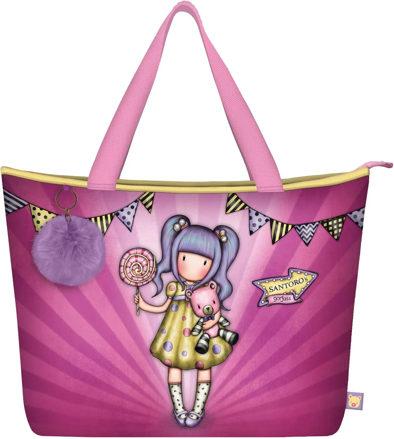 -Gorjuss Fairground First Prize Bag 41,5X30X13Cm, Multicolor (1132GJ01)