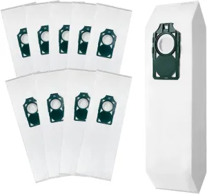 10 Pack HEPA RLH-6 Vacuum Replacement Bags Fit for Riccar SupraLite R10 series,Simplicity Freedom R10S R10D S10P S10S Upright Vacuums Cleaner,Replacement Part Riccar RLH-6 and Simplicity SLH-6
