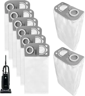 8 Pack HEPA Vacuum Cleaner Bags for Riccar R25 Series R25S, R25D, R25P Upright Series Vacuums Cleaner, 5-Filtration Layers for Maximum Dust Trap