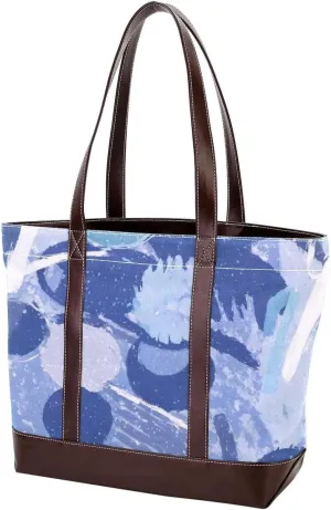 Abstract Graffiti-4 Tote Bags Durable Leather Canvas Purses and Handbags for Women Top Handle Shoulder Satchel Hobo Bags