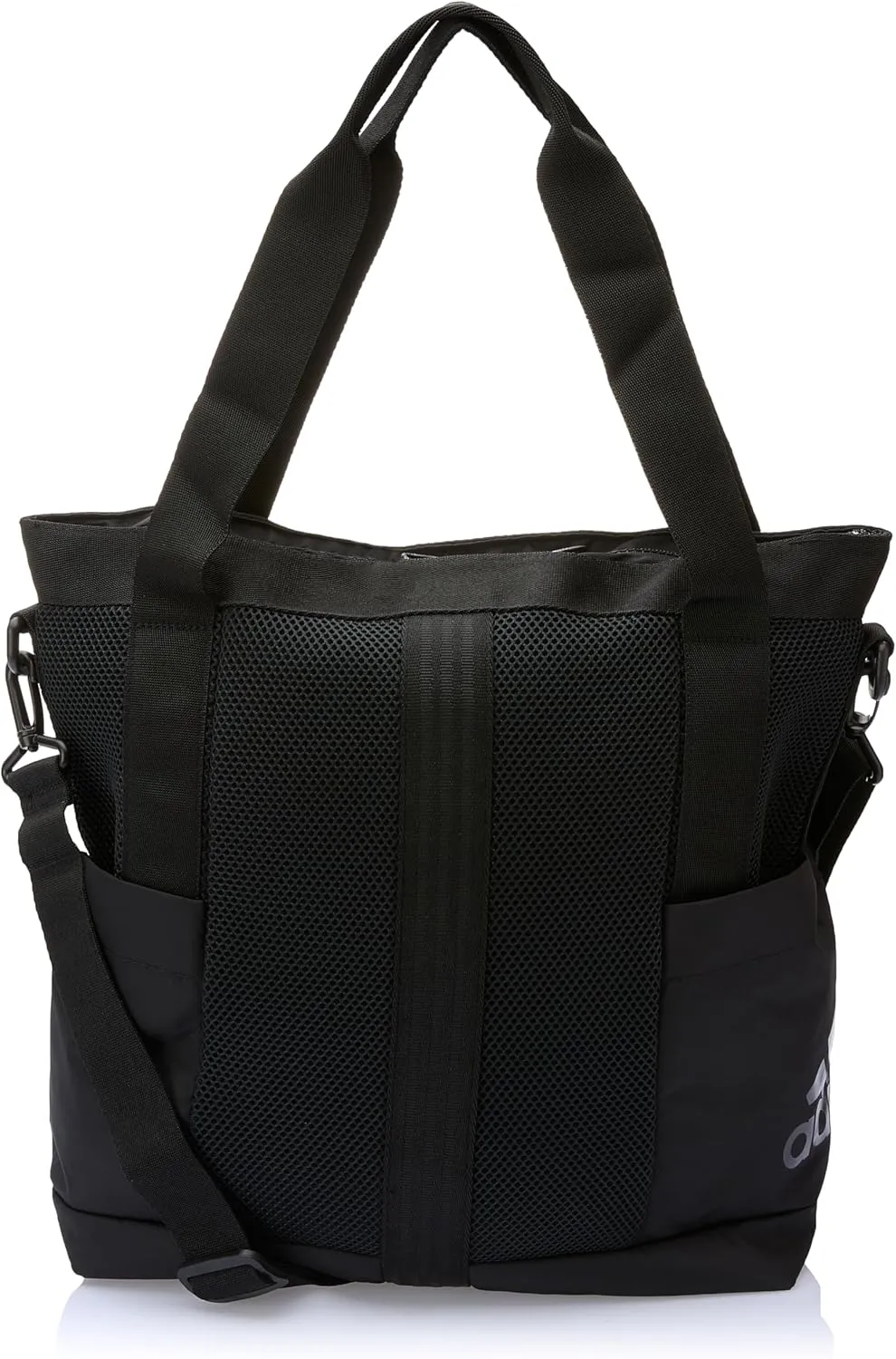 adidas All Me Tote for Women, Large Crossbody Bag with Shoulder Strap, Black, OSFA