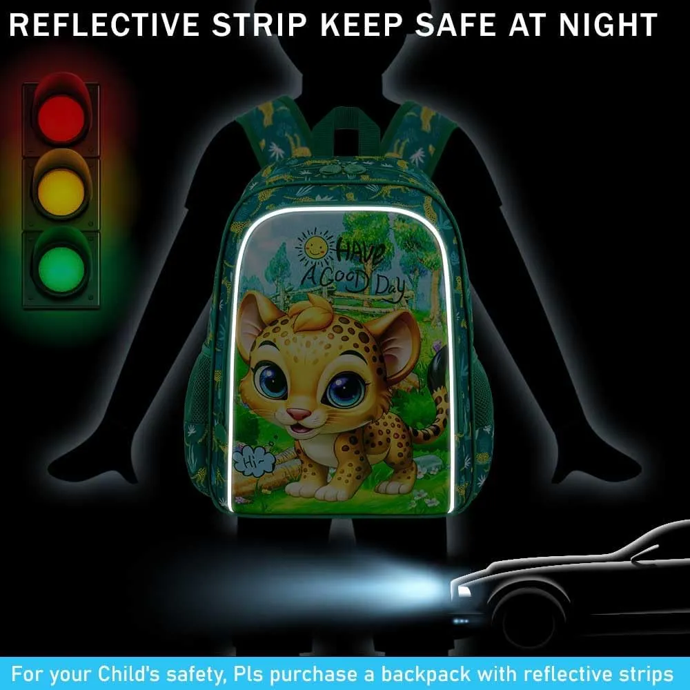 AGSDON 3PCS Backpack for Boys, Toddler Backpacks for Kids with Lunch Box, Water Resistant Bookbag for Elementary Preschool