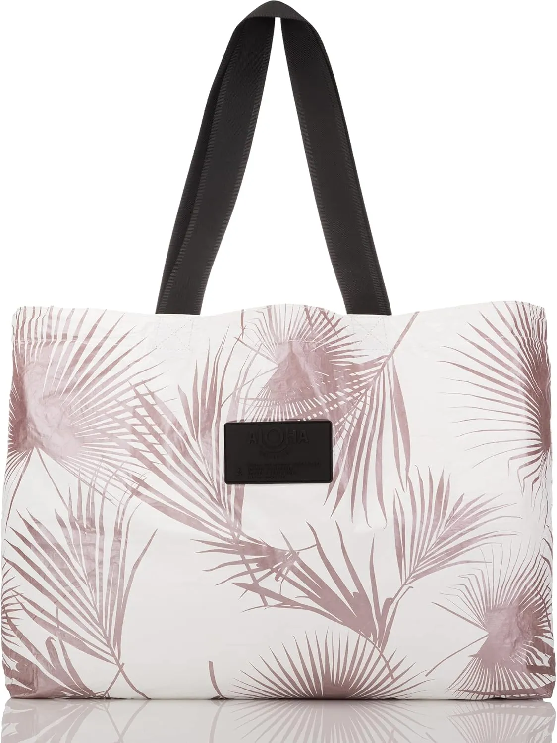 ALOHA Collection Holo Holo Tote Bag - Splash-Proof Bag - Reversible Tote for Beach & Travel - Easy to Clean (23" x 13.5")