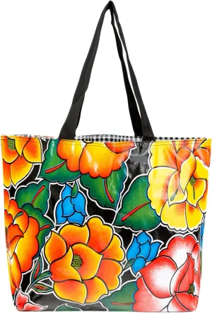 Alux Tote Bag for Women - Waterproof, Sturdy & Spacious Bag for Beach, Work, Gym, Travel - Eco-Friendly & Easy to Clean