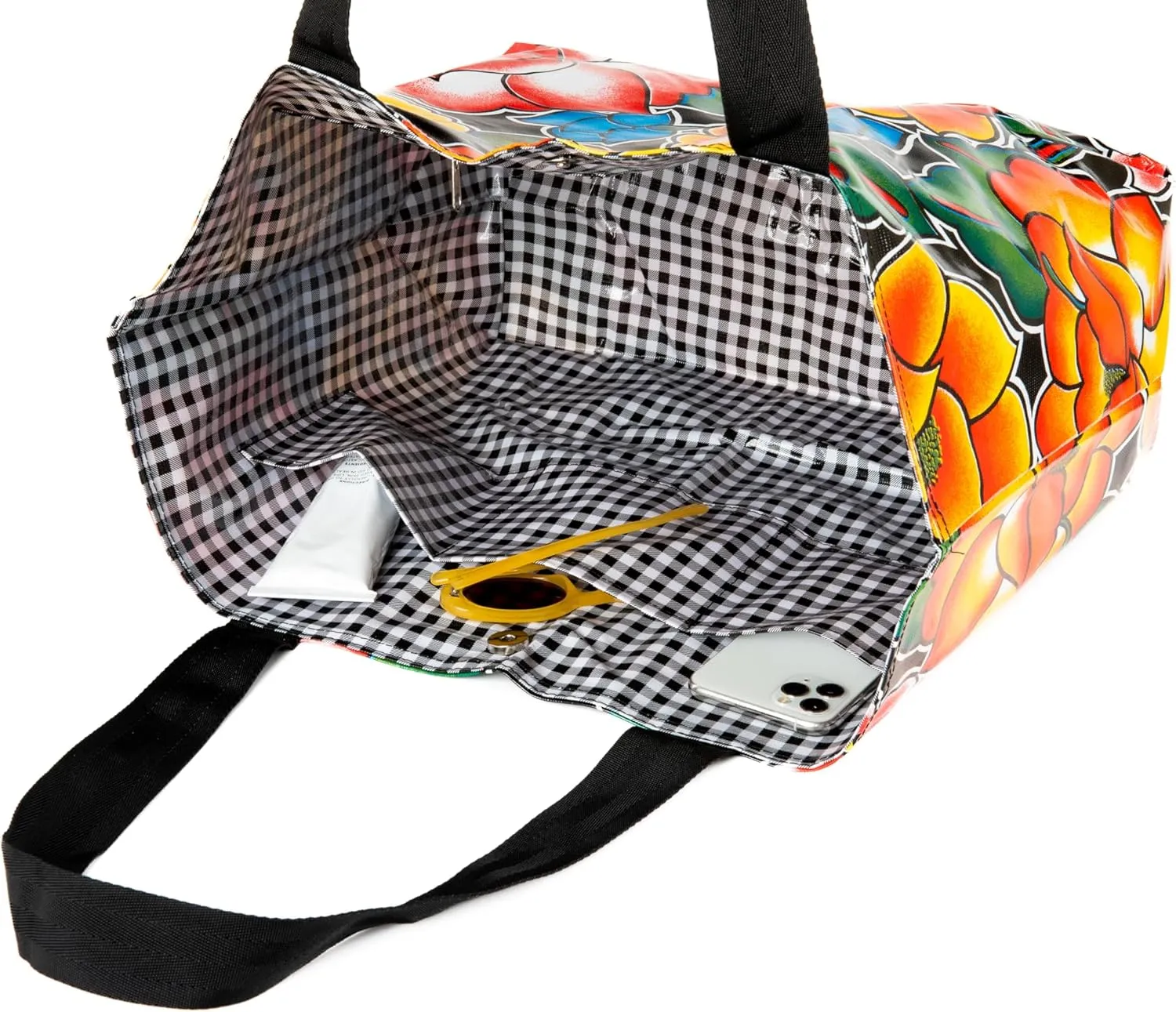 Alux Tote Bag for Women - Waterproof, Sturdy & Spacious Bag for Beach, Work, Gym, Travel - Eco-Friendly & Easy to Clean