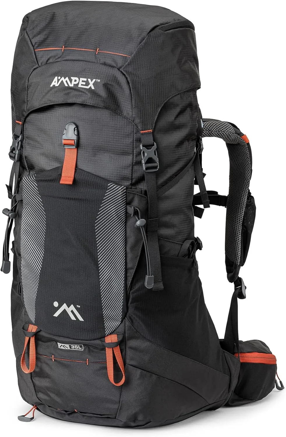 AMPEX Hiking Backpack | Camping Essentials Lightweight Backpack for Men & Women, Travel Bag for Backpacking, Camping, Hunting and More (35 Liter)