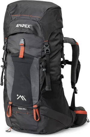 AMPEX Hiking Backpack | Camping Essentials Lightweight Backpack for Men & Women, Travel Bag for Backpacking, Camping, Hunting and More (35 Liter)