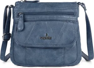 Angel Kiss Crossbody Bags for Women PU Leather Shoulder Handbag Ladies Purses and Handbag with adjustable Strap