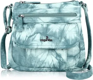 Angel Kiss Crossbody Bags for Women PU Leather Shoulder Handbag Ladies Purses and Handbag with adjustable Strap