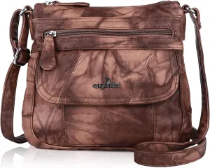 Angel Kiss Crossbody Bags for Women PU Leather Shoulder Handbag Ladies Purses and Handbag with adjustable Strap