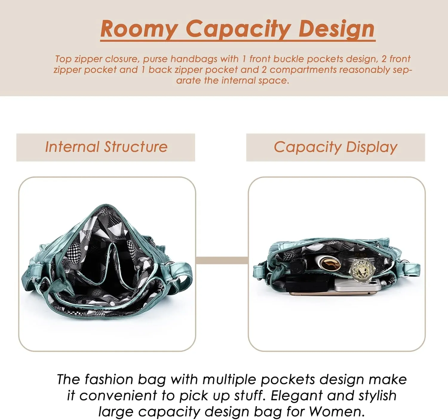 Angel Kiss Crossbody Bags for Women PU Leather Shoulder Handbag Ladies Purses and Handbag with adjustable Strap
