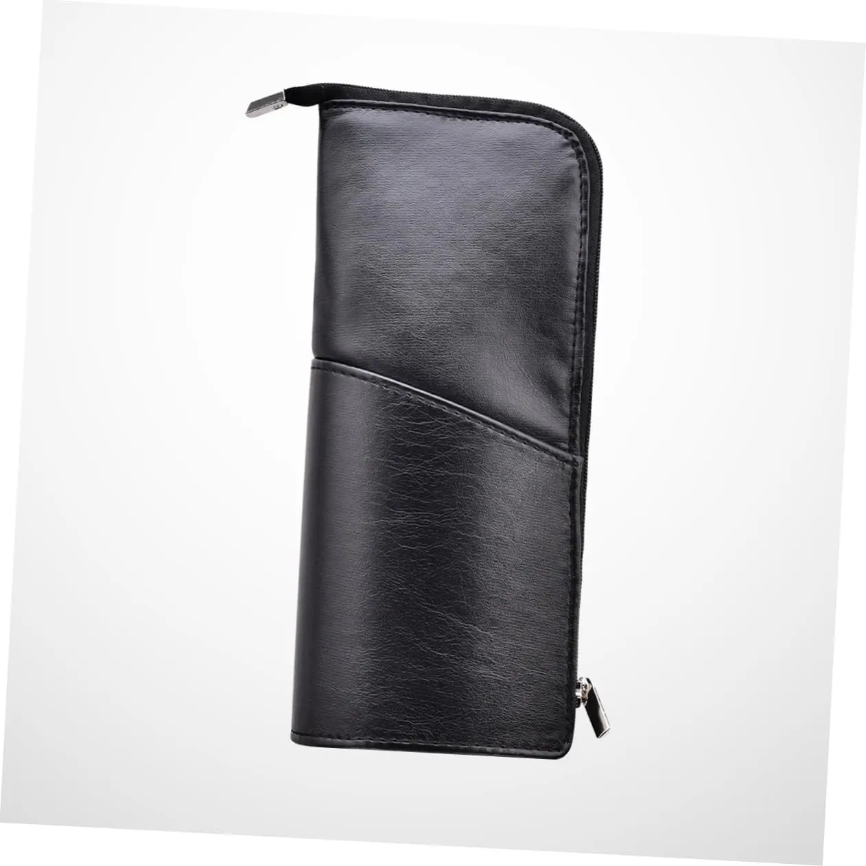 Angoily 2pcs Makeup Bag for Travel Woman Makeup Bag Cosmetic Brush Pouch Makeup Brush Purse Portable, Black, M