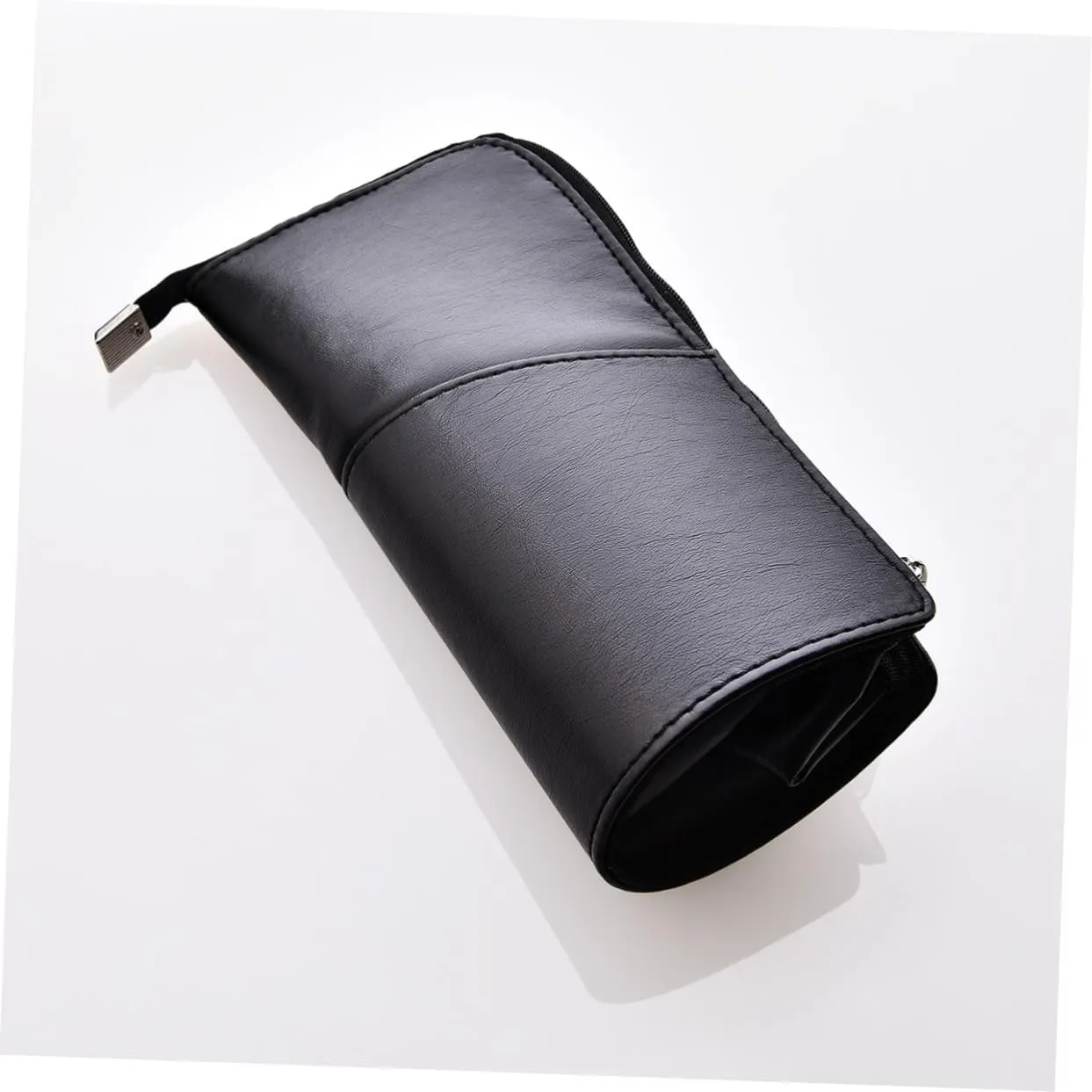 Angoily 2pcs Makeup Bag for Travel Woman Makeup Bag Cosmetic Brush Pouch Makeup Brush Purse Portable, Black, M