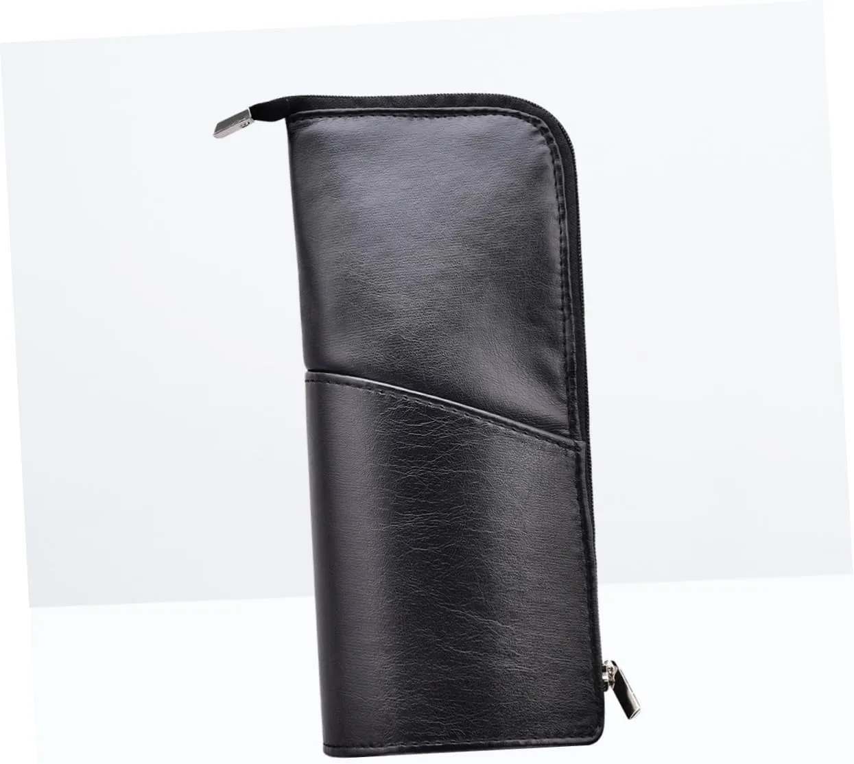 Angoily 2pcs Makeup Bag for Travel Woman Makeup Bag Cosmetic Brush Pouch Makeup Brush Purse Portable, Black, M
