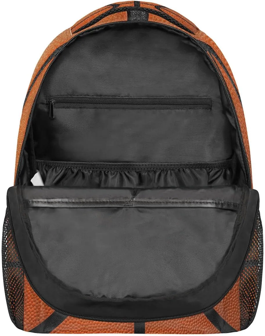 Art Basketball Backpack for Women Men Carry On Travel Backpack 16 Inch Lightweight Laptop Bag Purse Casual Daypack Backpacks for Hiking Work Gym