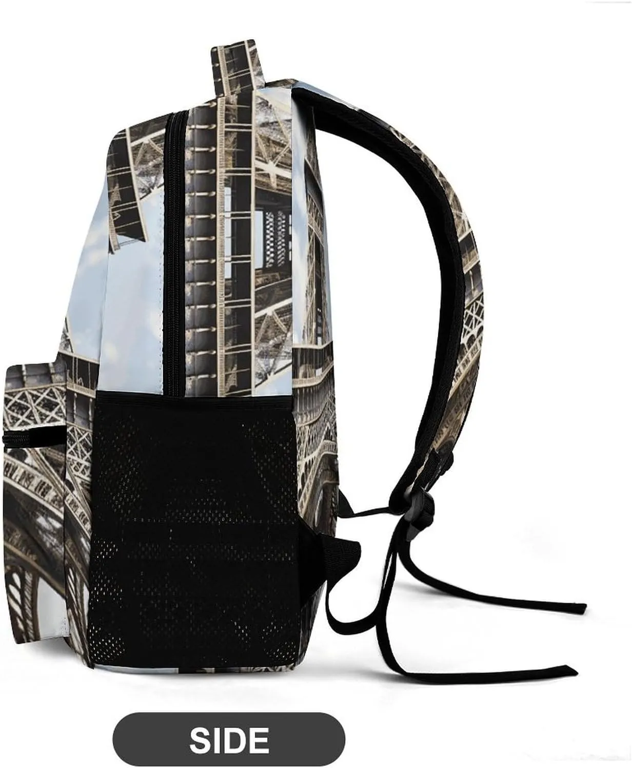 Backpack for Women Men Travel Eiffel Tower French Paris Monument Daypack Lightweight Laptop Bag Carry On Backpacks for Work