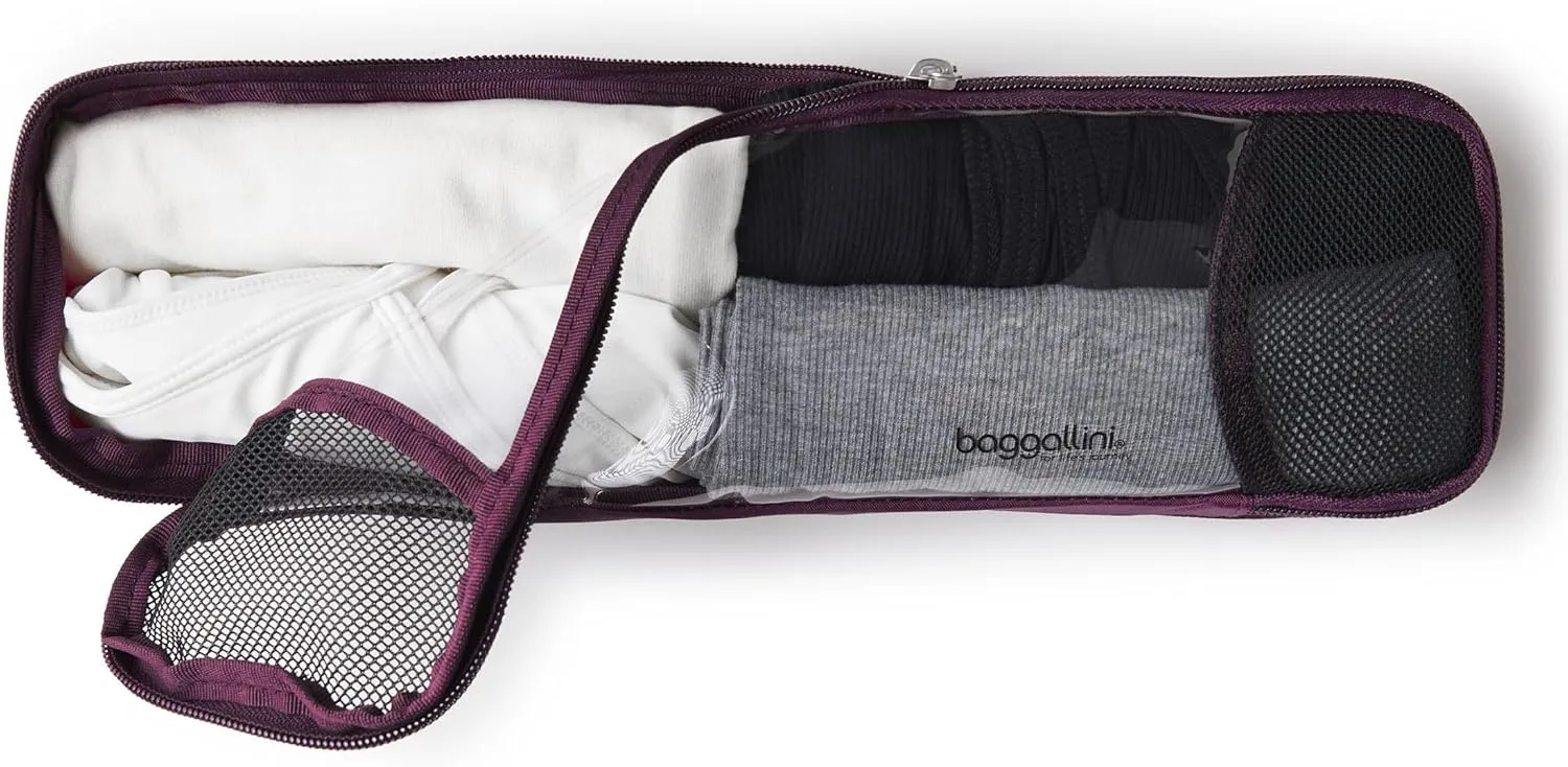 Baggallini Long Compression Cube - Lightweight Compression Packing Cube for Travel