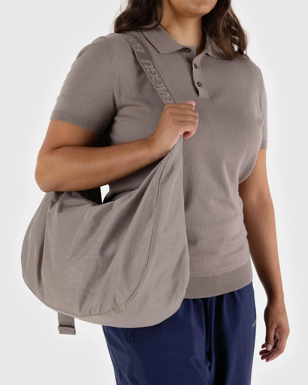 BAGGU Large Nylon Crescent Bag