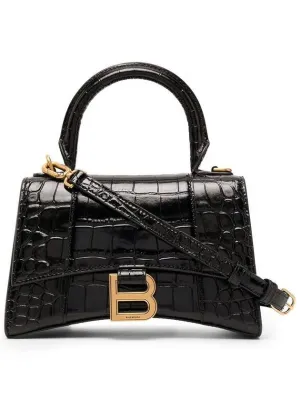 Balenciaga Durable HOURGLASS XS HANDBAG Stable BALENCIAGA