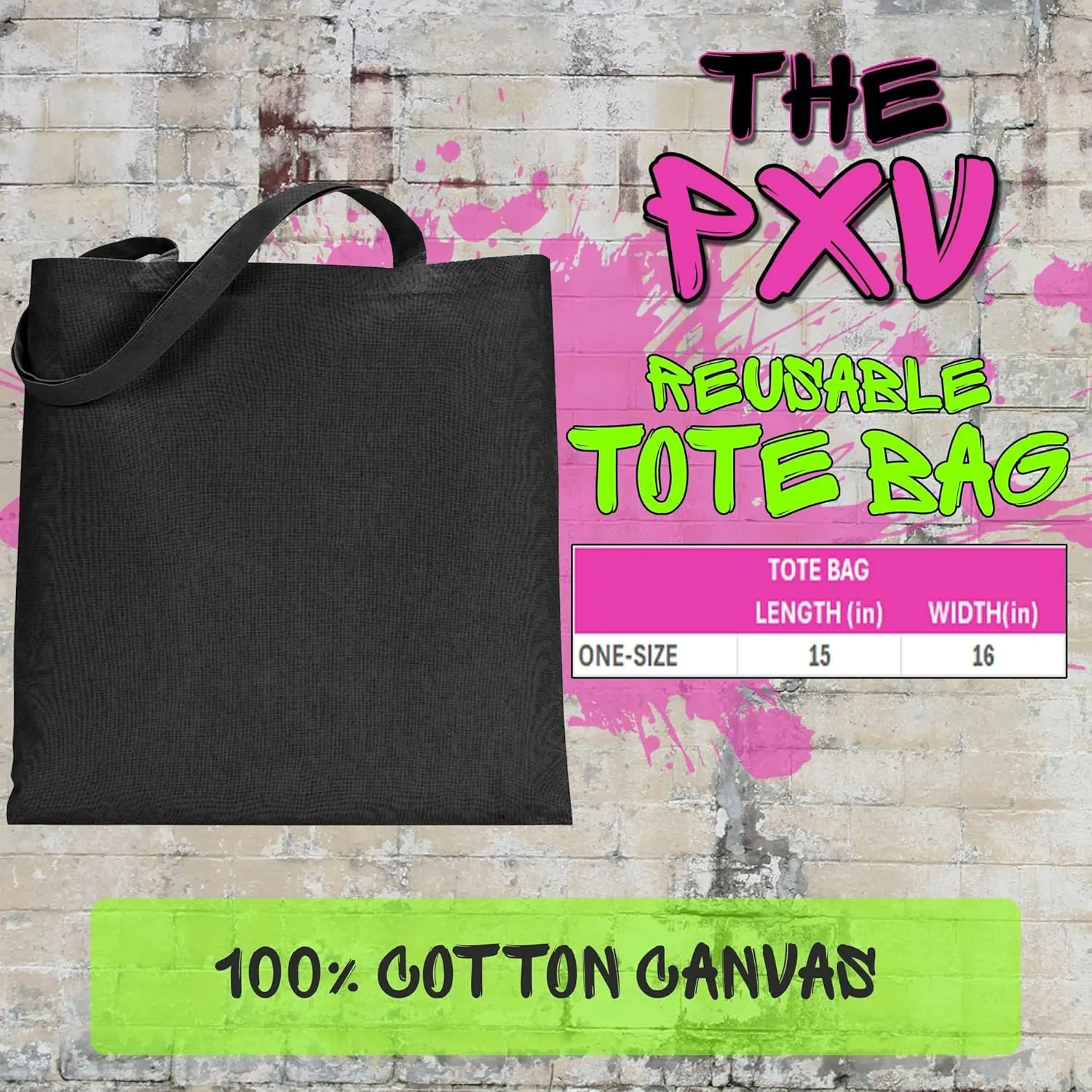 Based On The Novel By Stephen King Reusable Shopping Tote Bag, Durable Cotton Canvas, Eco-Friendly and Spacious