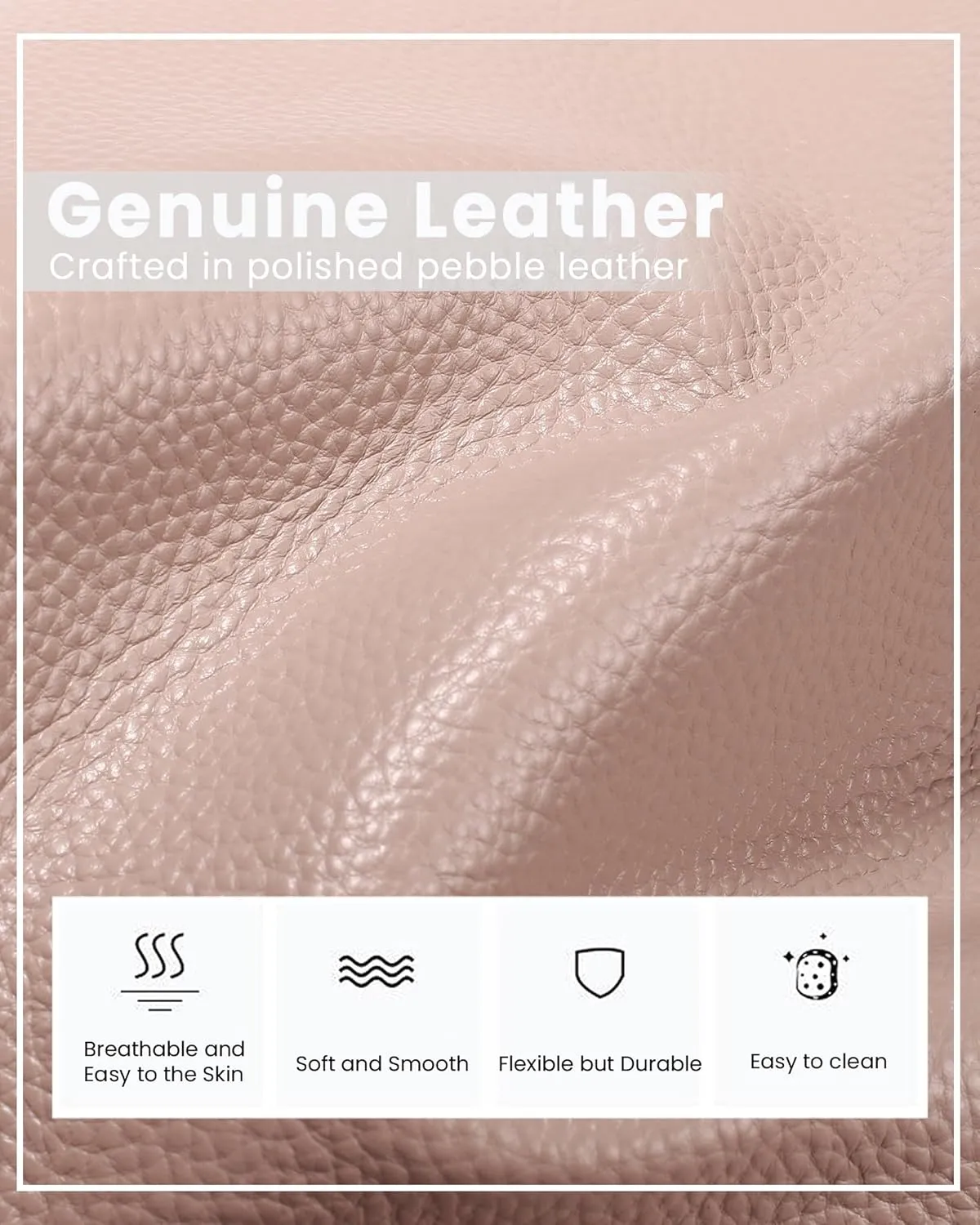 befen Small Genuine Leather Crossbody Bag for Women Trendy Crossbody Purses with RFID Blocking Card Slots