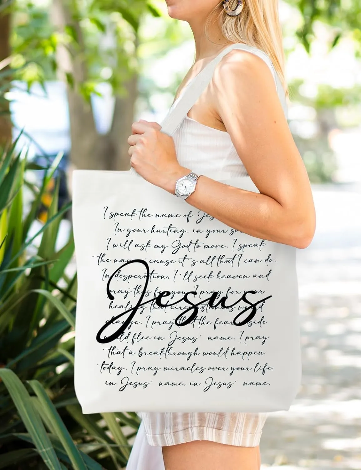 Bible Bags for Women, Christian Tote Bag, Gifts for Christian Women