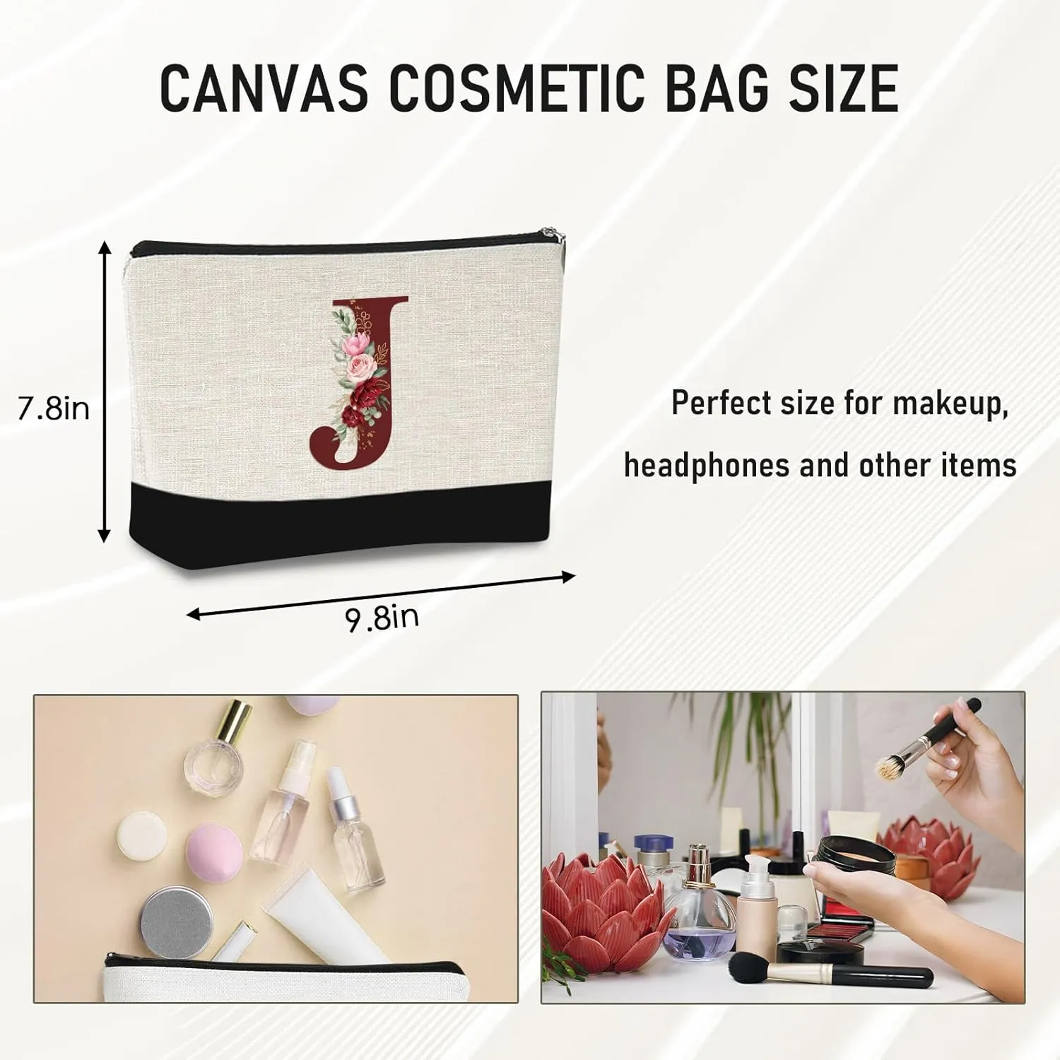 Birthday Gifts for Women - Christmas Gifts for Women, Canvas Beach Tote Bag for Mom Her Wife Best Friends Teacher