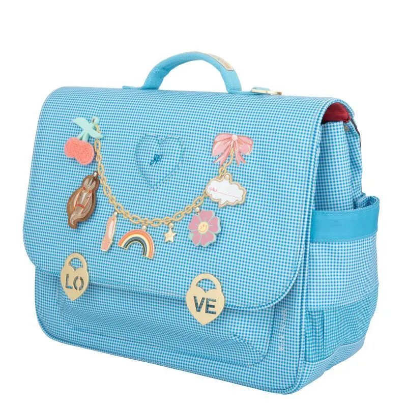 Blue Vichy Love School Bag - Age 6-8