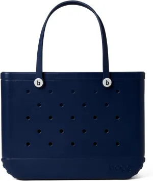BOGG BAG - Original, Large Tote Bag - You Navy Me Crazy, White Buttons - 19in L x 9in W x 14in H - Lightweight, Washable, Durable - All Purpose EVA