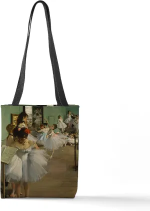CafePress Degas Dance Class Ballet D 13"x13" Reusable Grocery Shopping Sling Tote Bag