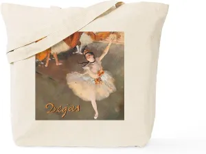 CafePress Degasballerina7100 Tote Bag Natural Canvas Tote Bag, Reusable Shopping Bag