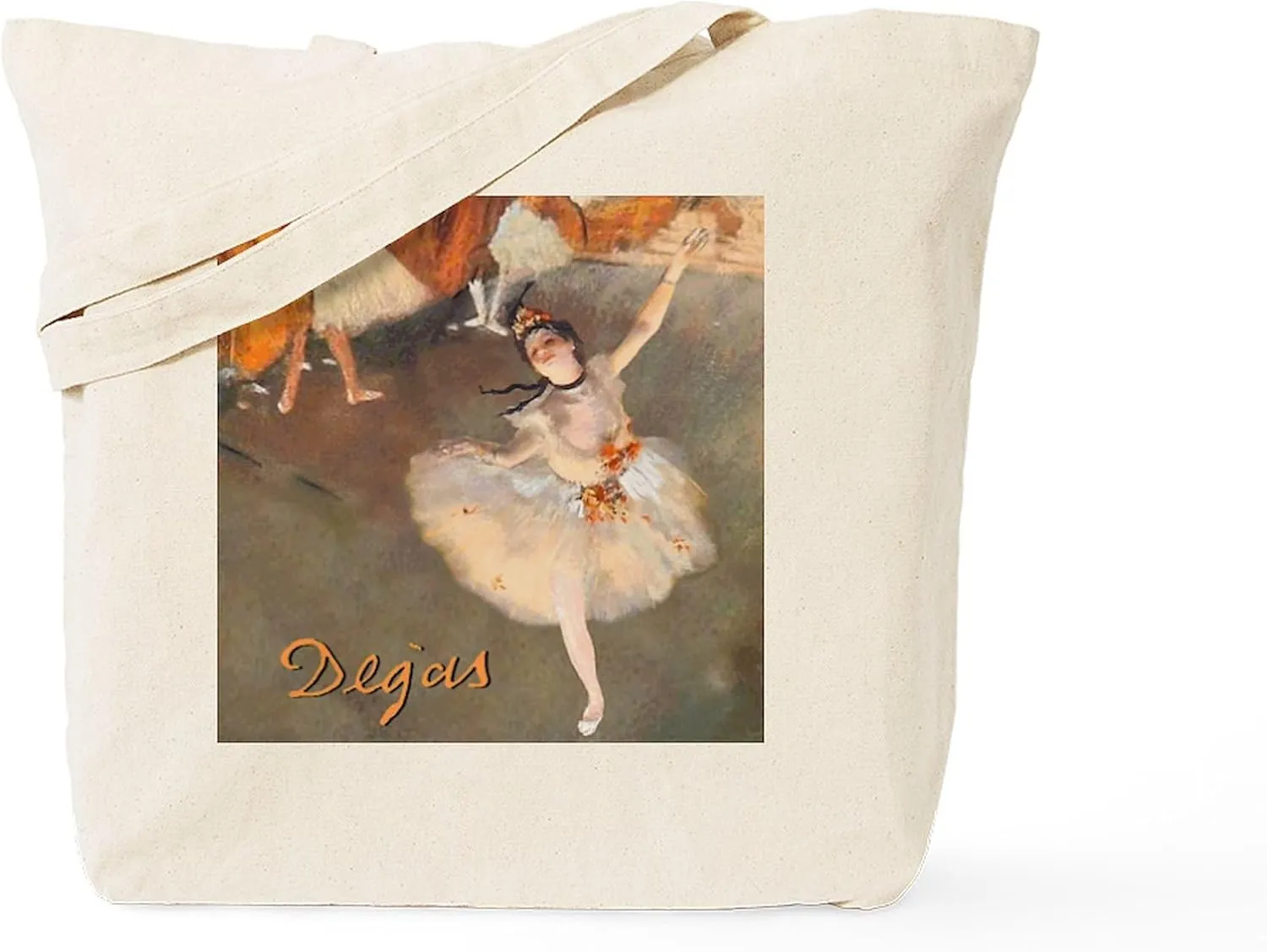 CafePress Degasballerina7100 Tote Bag Natural Canvas Tote Bag, Reusable Shopping Bag