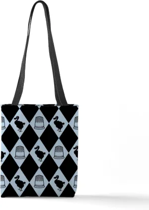 CafePress Dodo Thimble Pattern_13 5X18 13"x13" Reusable Grocery Shopping Sling Tote Bag