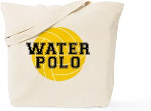 CafePress Water Polo Tote Bag Natural Canvas Tote Bag, Reusable Shopping Bag