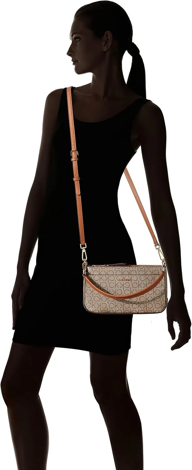 Calvin Klein Women's Lucy Triple Compartment Shoulder Bag