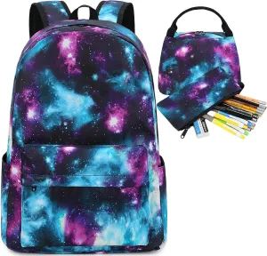 CAMTOP Backpack for School Kids Cute Backpacks for Girls Elementary Lighweight Bookbag with Lunch Box Pencil Case 3 in 1