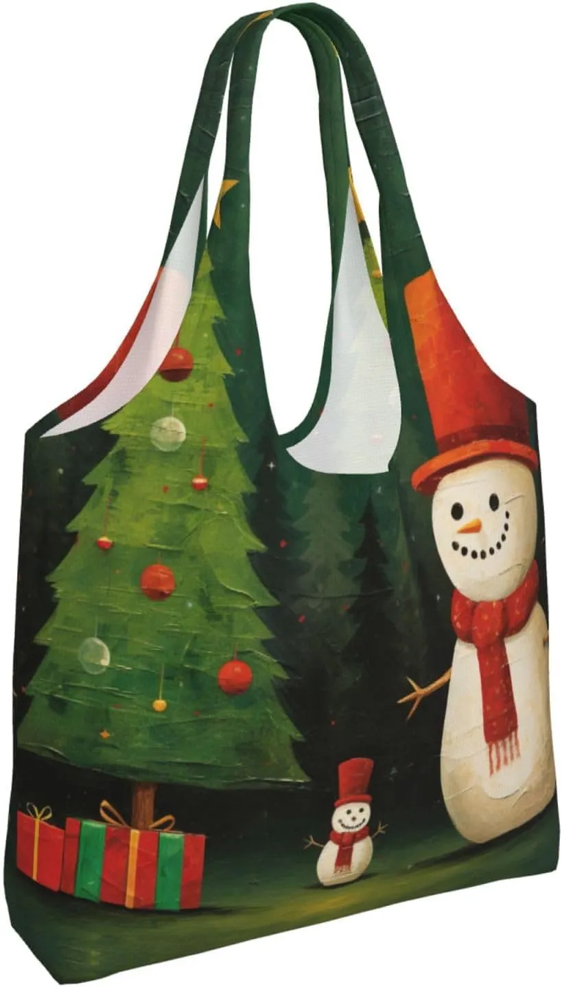 Canvas Aesthetic Tote Bag forBeach Bag Shopping BagsShoulder Bag Reusable Grocery Bags