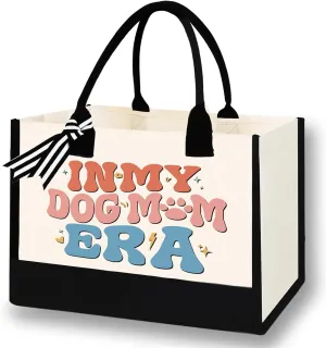 Canvas Tote Bag for Mom Nurse Teacher Boss Lady Dog Mom Christmas Birthday Gifts for Women Lady for Shopping