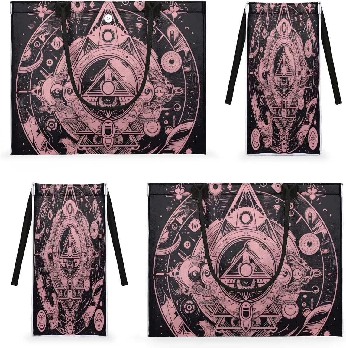 Canvas Tote Bags, Reusable Canvas Bags Use For Grocery Bags, Shopping Bags, Work, Daily Use