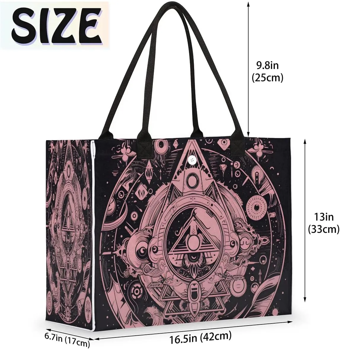 Canvas Tote Bags, Reusable Canvas Bags Use For Grocery Bags, Shopping Bags, Work, Daily Use