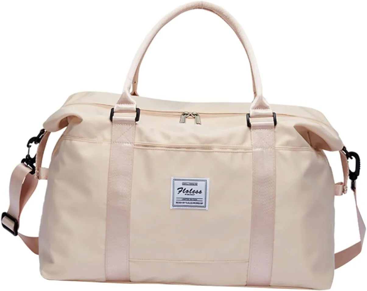 Capacity Gym Bag for Women Travel Duffel Bag with Detachable Shoulder Strap for Weekend Trips Fitness Activities Practical Design