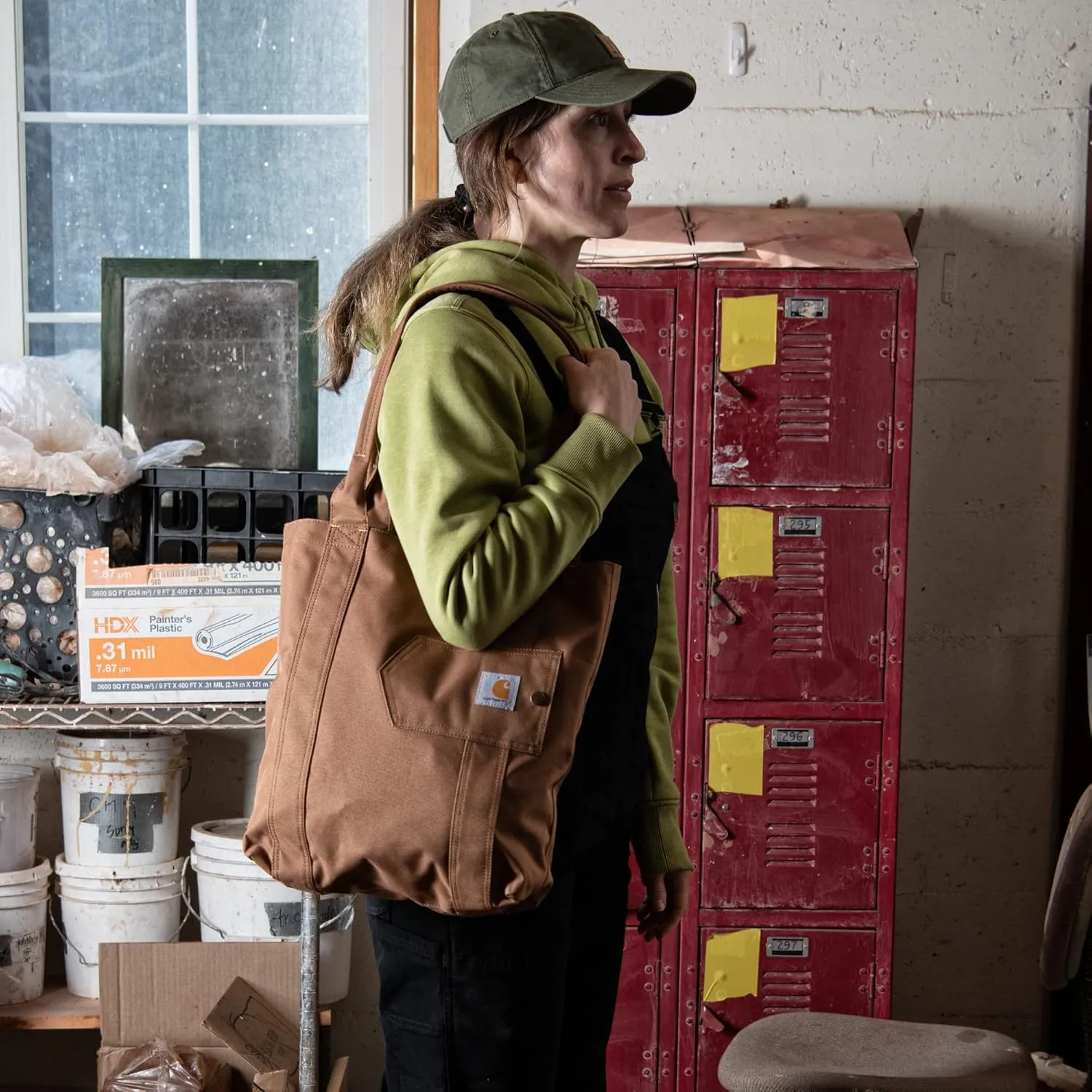 Carhartt Vertical Open, Durable Water-Resistant Tote Bag