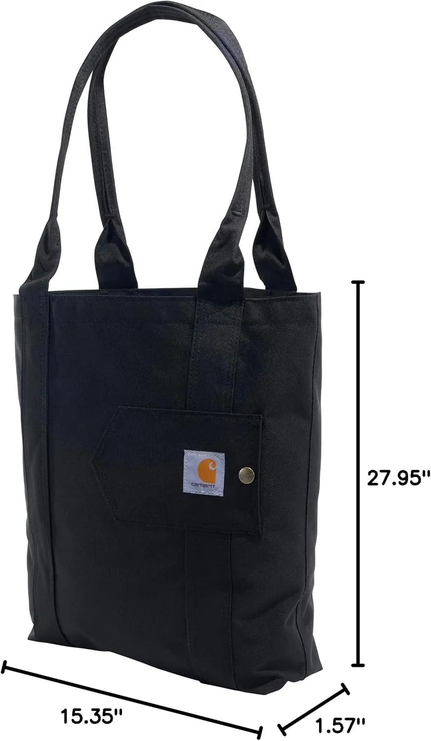 Carhartt Vertical Open, Durable Water-Resistant Tote Bag