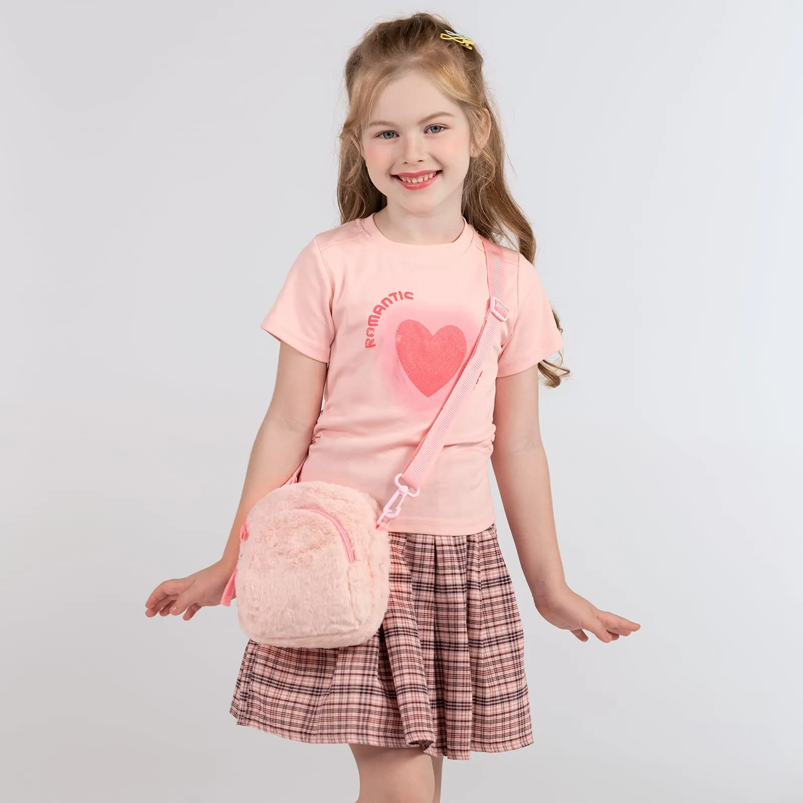 Cashmere Pink Arch Crossbody Purse