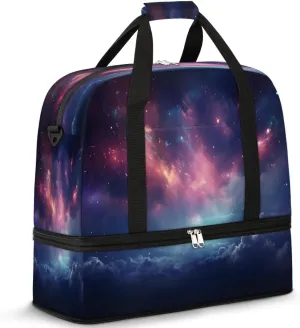Celestial Dawn Horizons Travel Duffel Bag, Travel Essentials, Gym Bag for Women, Weekender Overnight Bag With Shoes Compartment, Carry On Bags for Airplanes