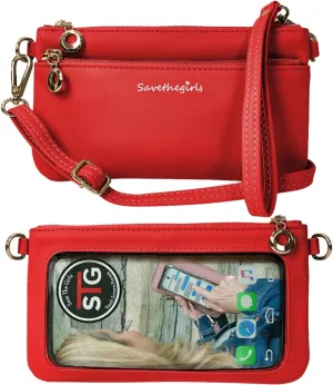 Cell Phone Purse - Touch Screen Women’s Crossbody Bag - Clutch Purses for Women (Bella)