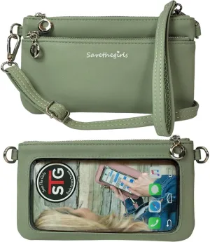 Cell Phone Purse - Touch Screen Women’s Crossbody Bag - Clutch Purses for Women (Bella)
