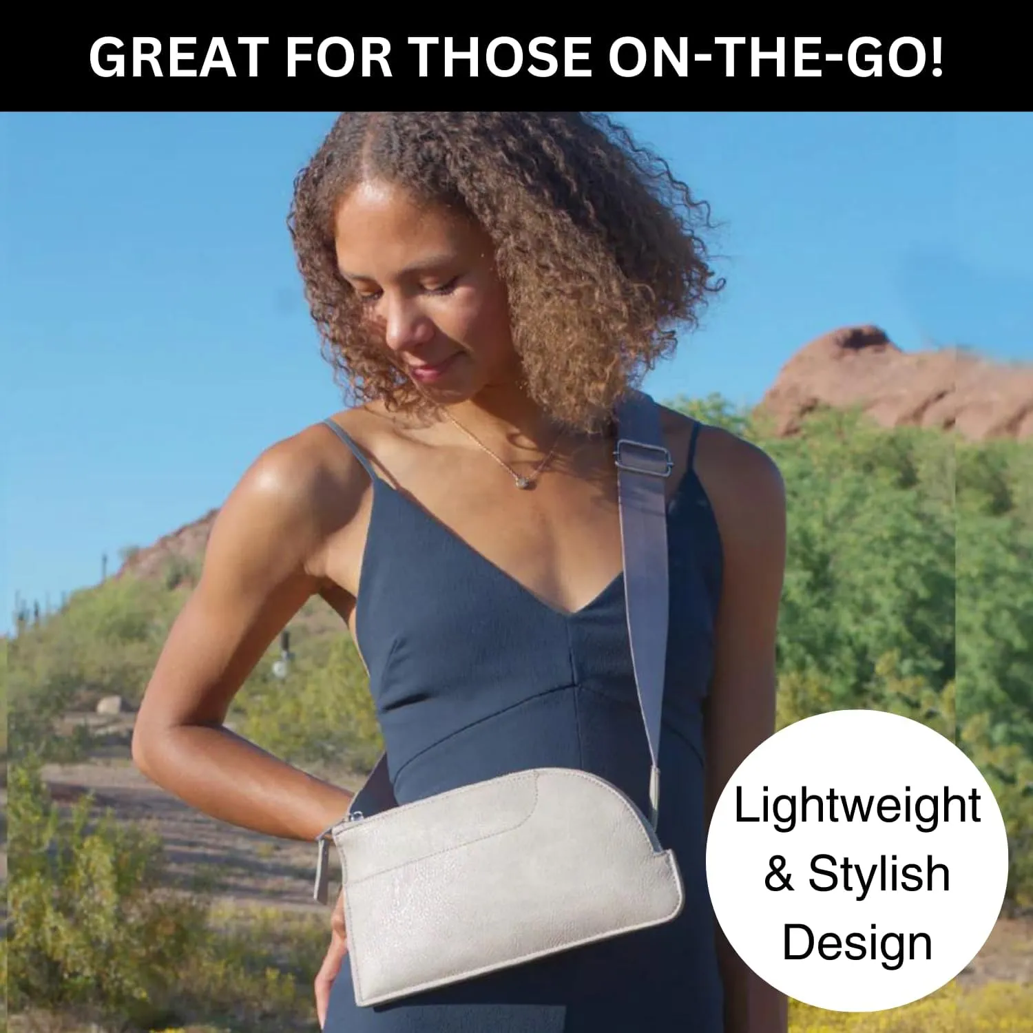 Cell Phone RFID Sling Bag - Touch Screen Women’s Sling Purse Crossbody for Woman (RFID BFF)