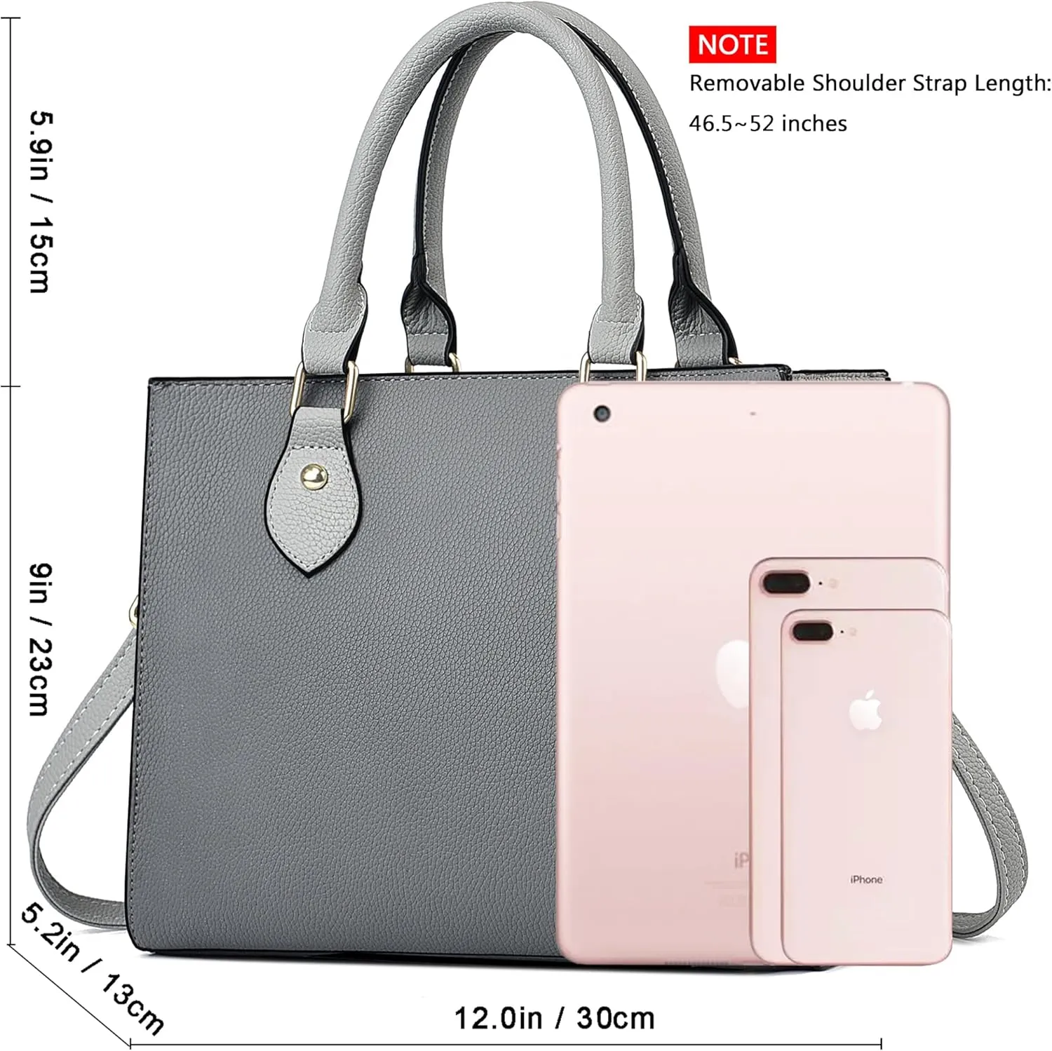 CHICAROUSAL Crossbody Purses and Handbags for Women PU Leather Tote Top Handle Satchel Shoulder Bags