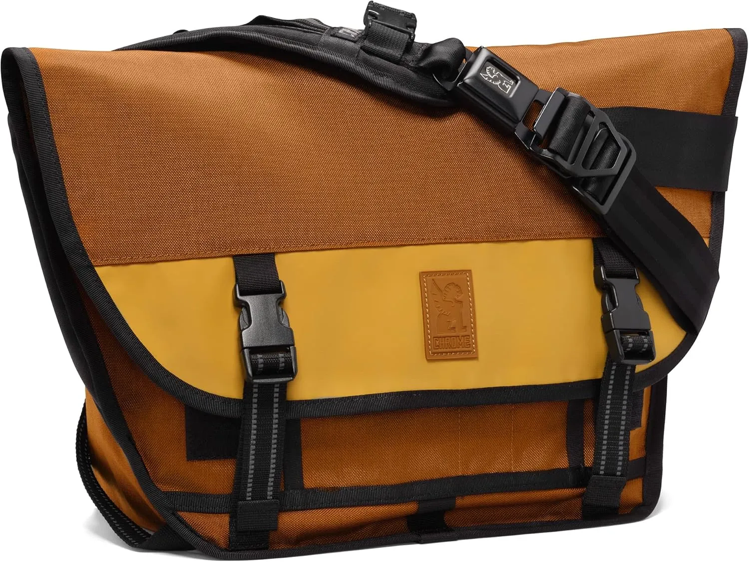 Chrome Industries Mini Metro Messenger Bag - 13 Inch Laptop Satchel with Signature Belt Buckle Closure, 20.5 Liter